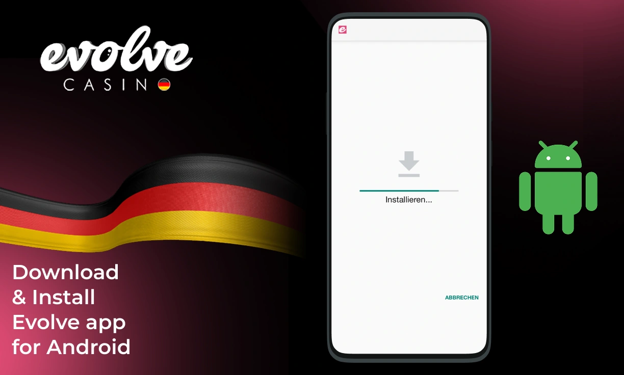 Schritt-für-Schritt-Anleitung zur Installation der Evolve Casino-App für Android