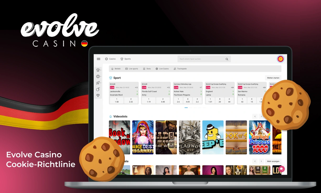 Evolve Casino Cookie- Politik