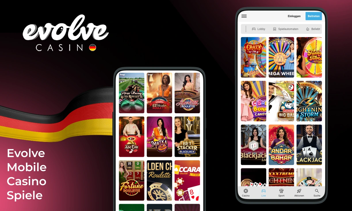 Evolve Casino Mobile App Casino Spiele Überprüfung