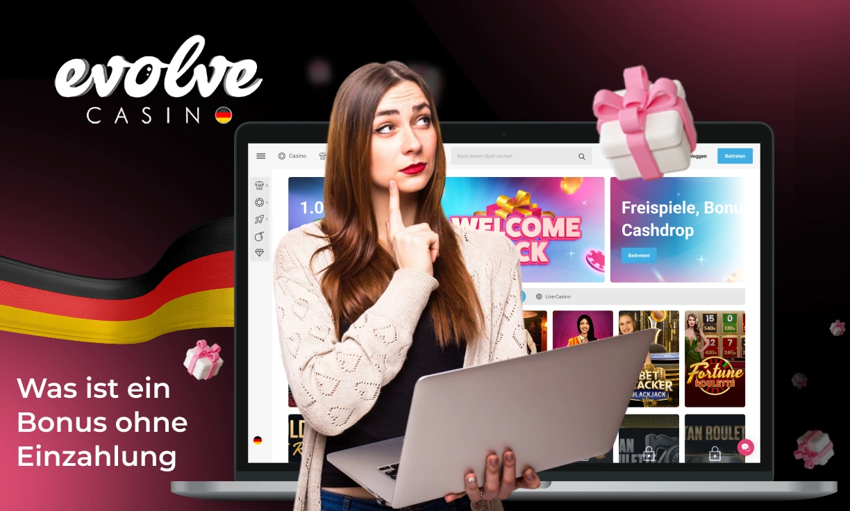 Spielen Sie risikofrei mit dem Bonus ohne Einzahlung von Evolve Casino