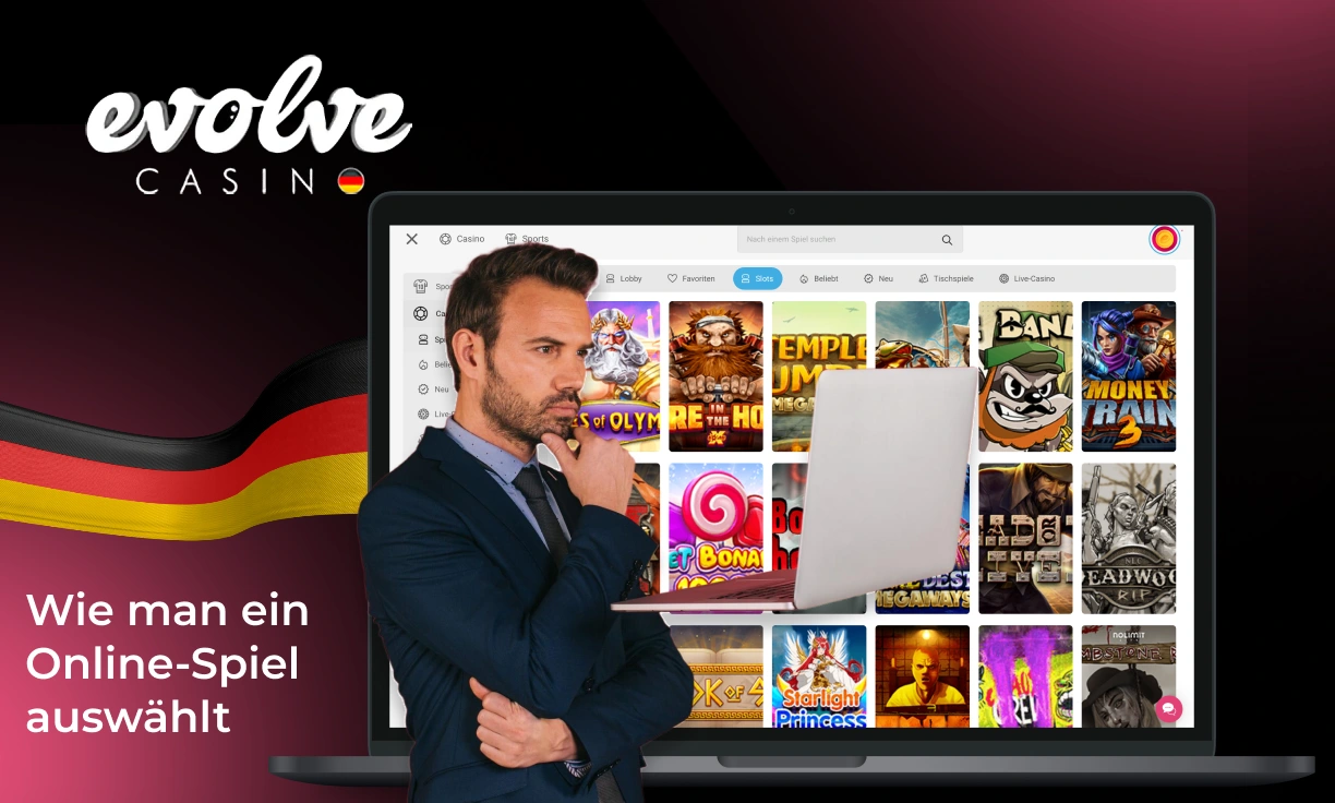 Expertentipps zur Auswahl von Spielen bei Evolve Casino