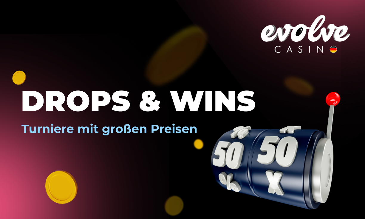 Drops & Wins Bonus bei Evolve Casino