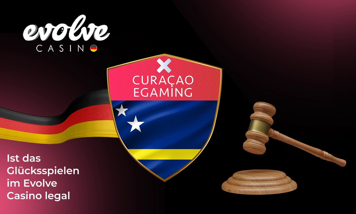 Das Evolve Casino in Deutschland arbeitet legal und verfügt über eine spezielle Lizenz