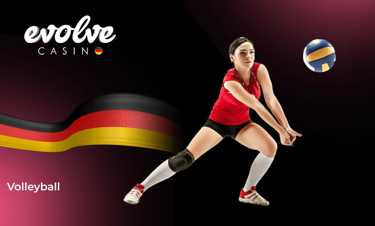 Bei Evolve Casino können deutsche Spieler auf Volleyball wetten, einschließlich lokaler und internationaler Meisterschaften